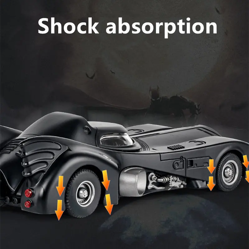 1/18 Scale Diecast Batmobile Model 3 1/18 Scale Diecast Batmobile Model - Image 3