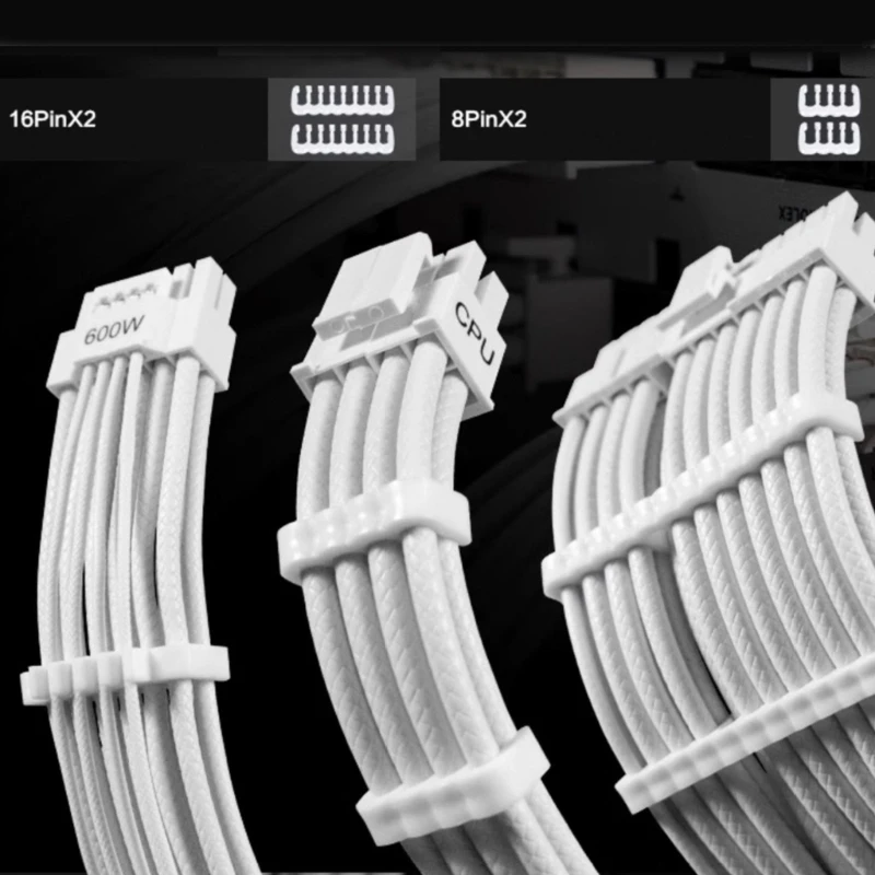 Acrylic PC Cable Management Set with Combs 4 Acrylic PC Cable Management Set with Combs - Image 4