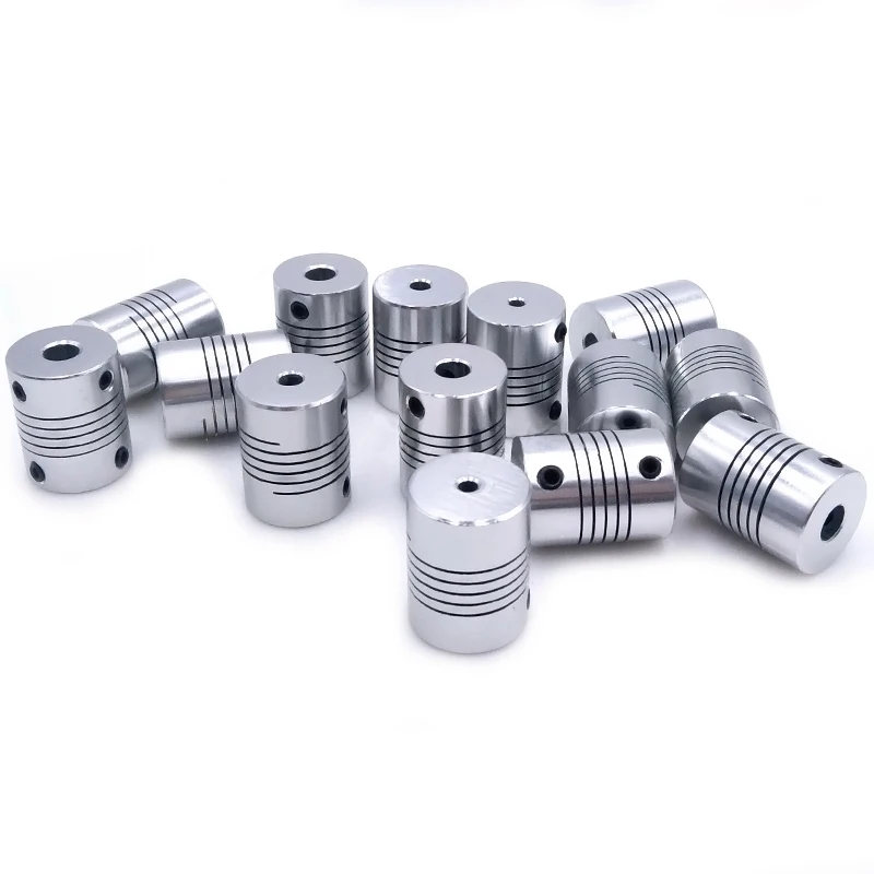 Aluminium Flexible Shaft Couplings Set for CNC Motors 3 Aluminium Flexible Shaft Couplings Set for CNC Motors - Image 3