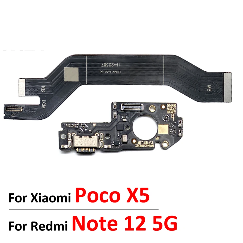Xiaomi USB Charging Flex Cable for Poco X5/X6, Redmi Note 12 10 Xiaomi USB Charging Flex Cable for Poco X5/X6, Redmi Note 12 - Image 10