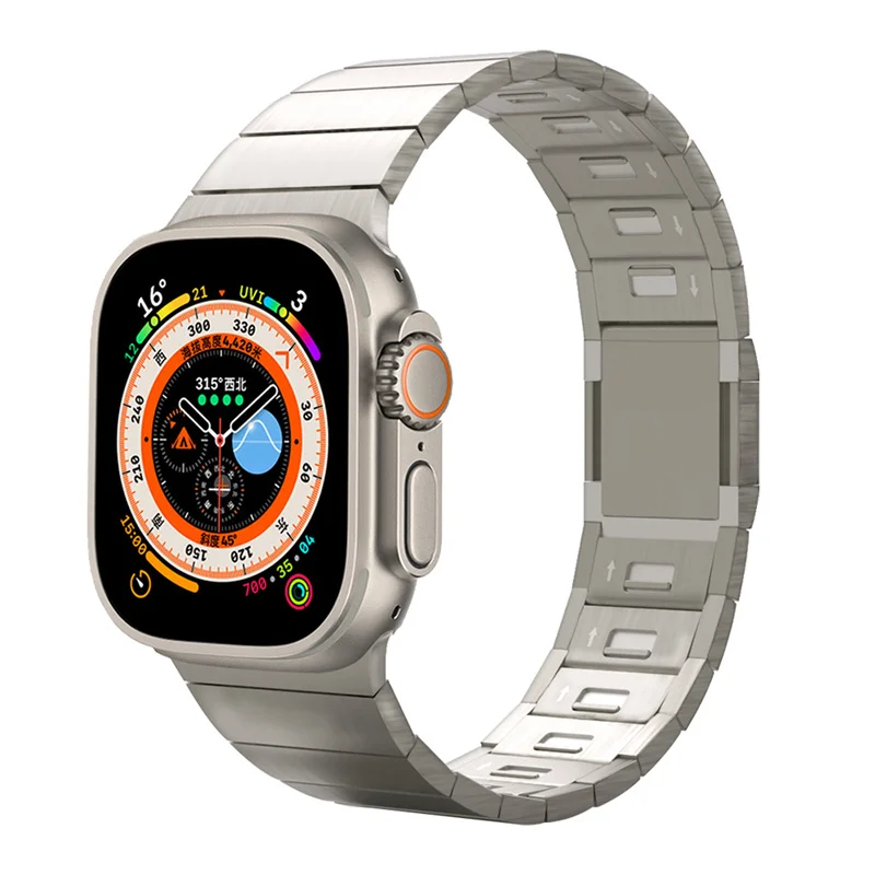 Stainless Steel Apple Watch Ultra Band for 38-49mm 9 Stainless Steel Apple Watch Ultra Band for 38-49mm - Image 9