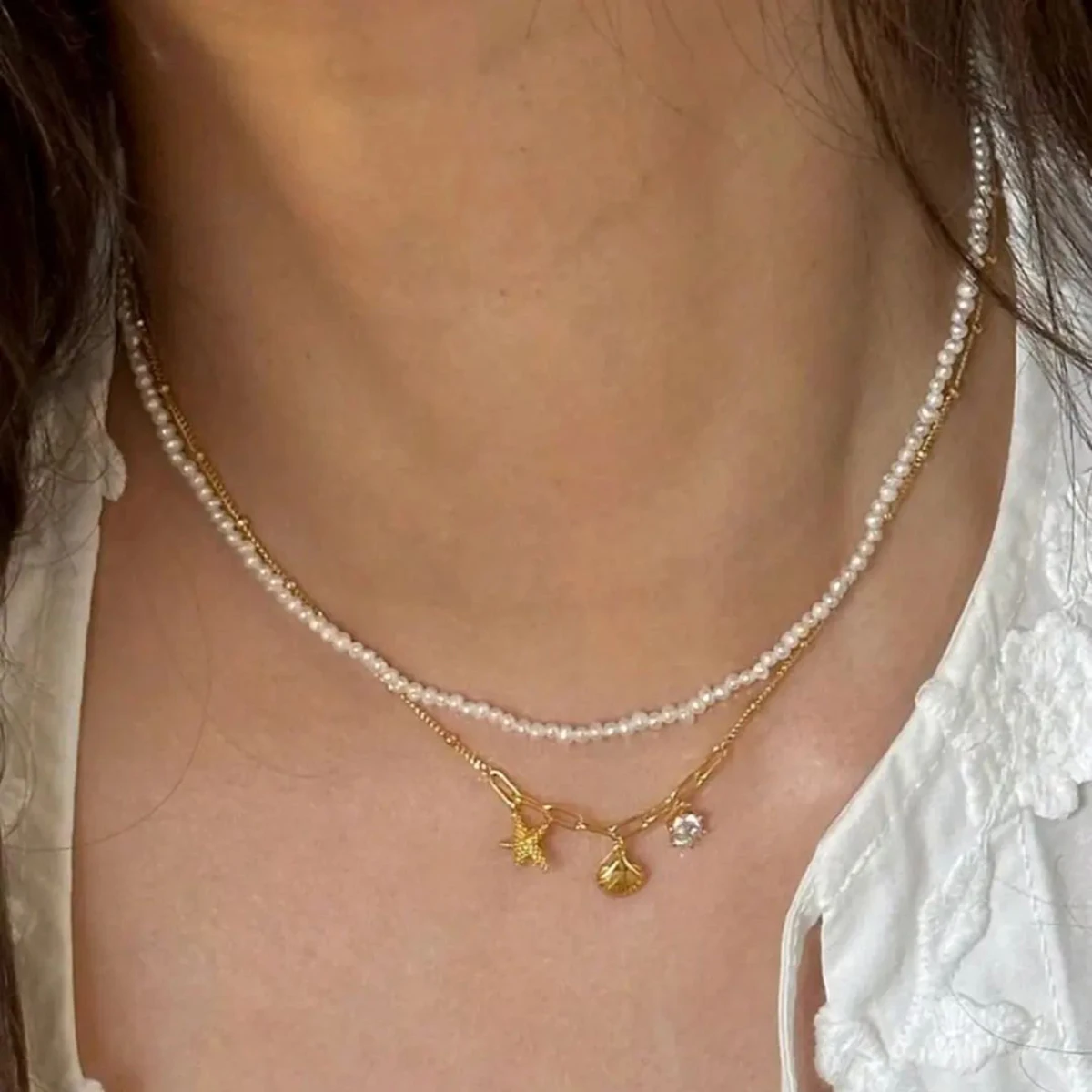 Nautical Stainless Steel Summer Necklace 2 Nautical Stainless Steel Summer Necklace - Image 2