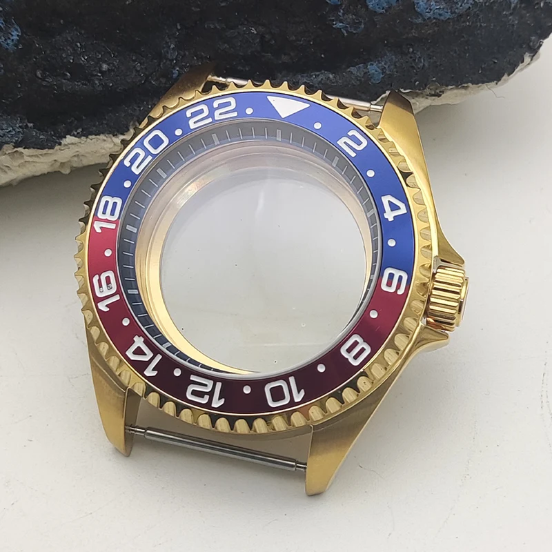 Gold-Tone SKX007 Diver Watch Case 42mm 5 Gold-Tone SKX007 Diver Watch Case 42mm - Image 5