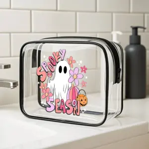 Clear PVC Women's Weekender Bag in Medium Size 11 S830efa963d6845879fe2327bffe5f399i