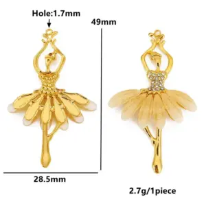 Stainless Steel Ballet Dragonfly Charms Set 16 S831188d21cf24053a03496b9b416aa37D