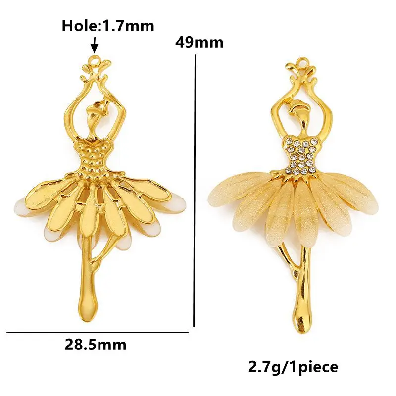 Stainless Steel Ballet Dragonfly Charms Set 7 Stainless Steel Ballet Dragonfly Charms Set - Image 7
