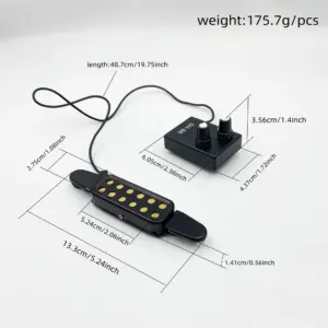 Acoustic Guitar Sound Hole Pickup Set 11 S831534bf0e0e477089c60e1a04a183f07