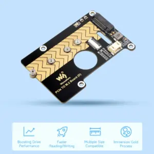 Raspberry Pi 5 PCIe to M.2 SSD Adapter Board 12 S83289886edad41769a62d2a45f34cfe6P