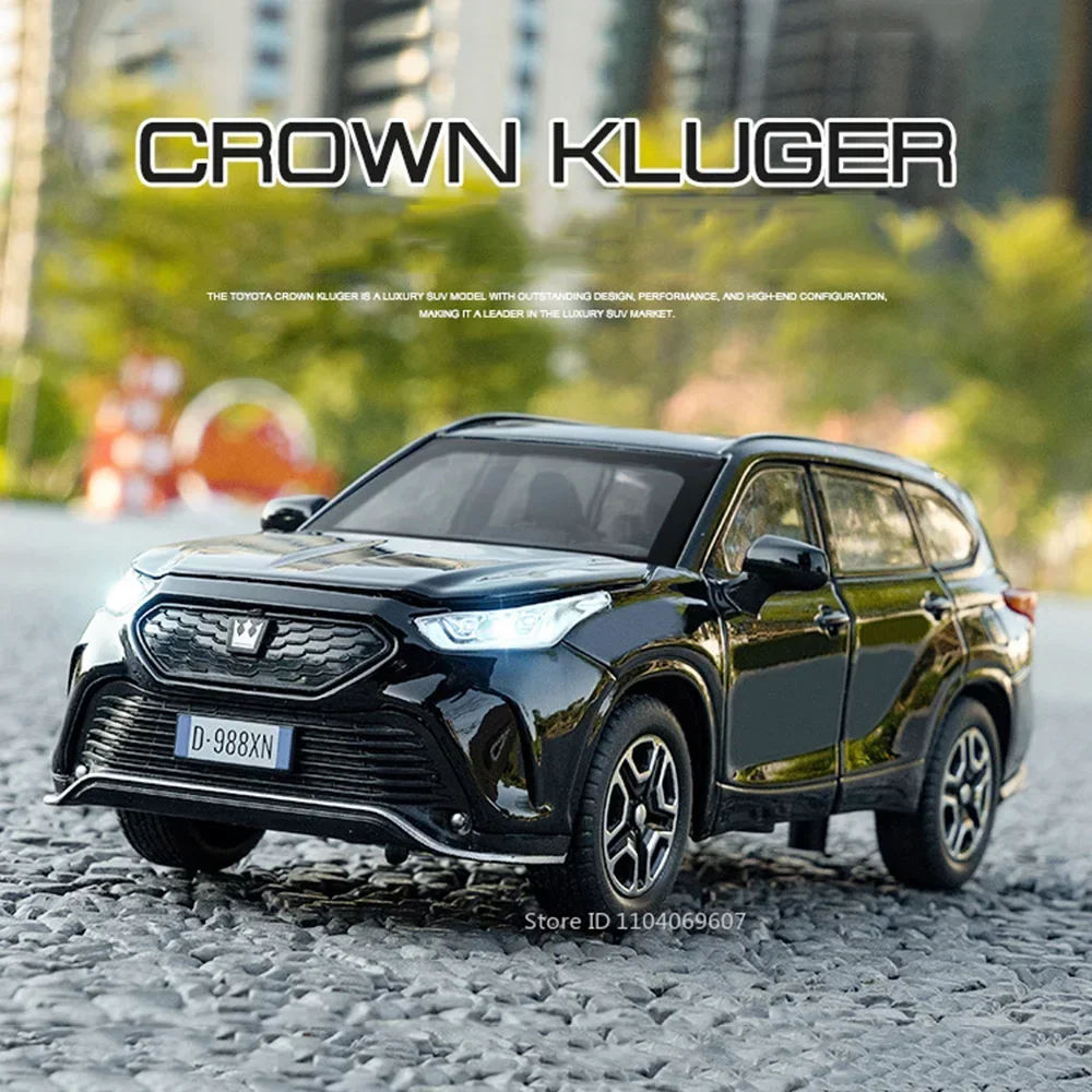 White 1:32 Scale Crown Kluger Model SUV 2 White 1:32 Scale Crown Kluger Model SUV - Image 2