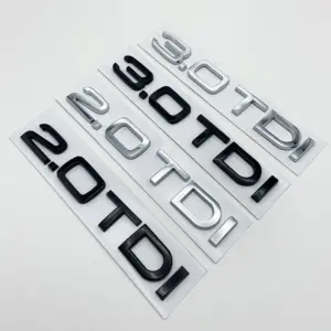 Vehicle Engine Badge Decals 2.0 TDI/3.0 TDI