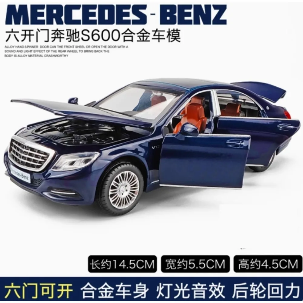 Mercedes-Benz Maybach S600 1:32 Diecast Model 2 Mercedes-Benz Maybach S600 1:32 Diecast Model - Image 2