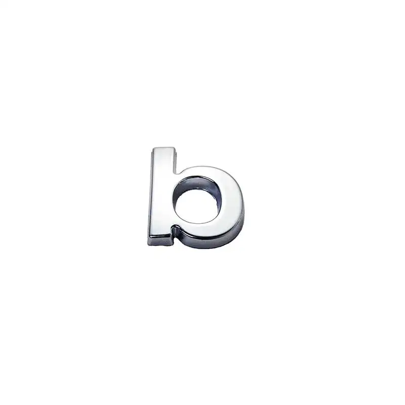 Chrome Lowercase Letter Set for Customization 5 Chrome Lowercase Letter Set for Customization - Image 5