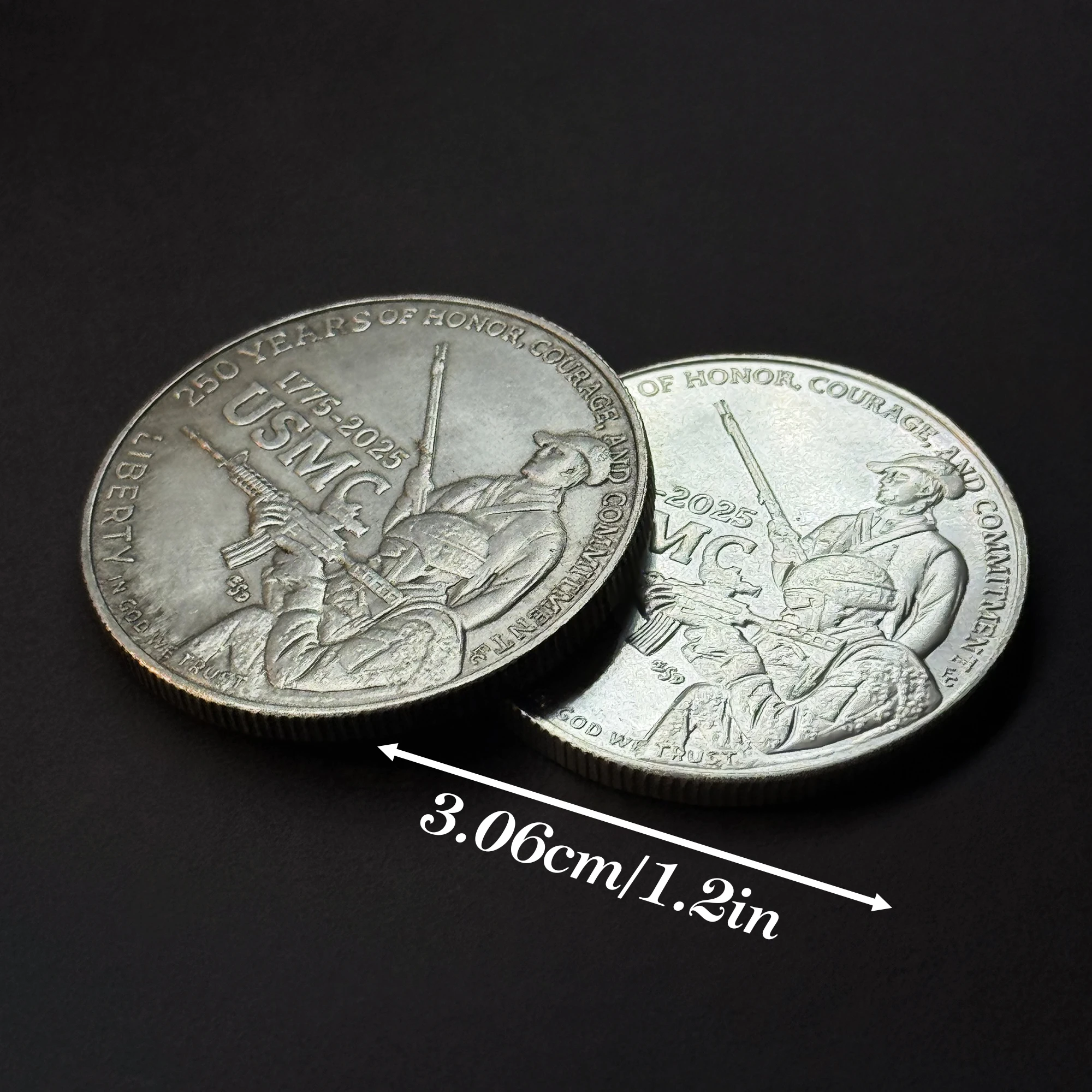 US Marine Corps 250th Anniversary Copper Medal 6 US Marine Corps 250th Anniversary Copper Medal - Image 6