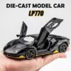 Black Lamborghini LP770 Diecast Model 1:32 Scale