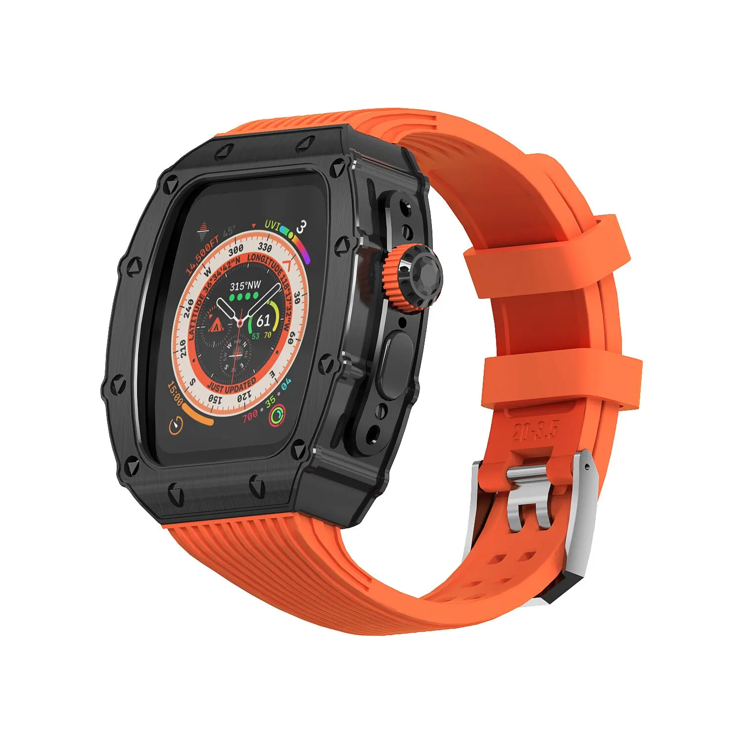 Luxury Stainless Steel Apple Watch Ultra 49mm Kit 10 Luxury Stainless Steel Apple Watch Ultra 49mm Kit - Image 10