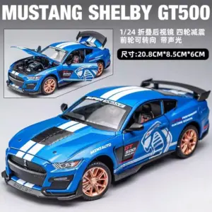 Vibrant Orange Ford Mustang GT500 Diecast Model 19 S838e121c96bf44cdbc7bad0b54a1b46cx