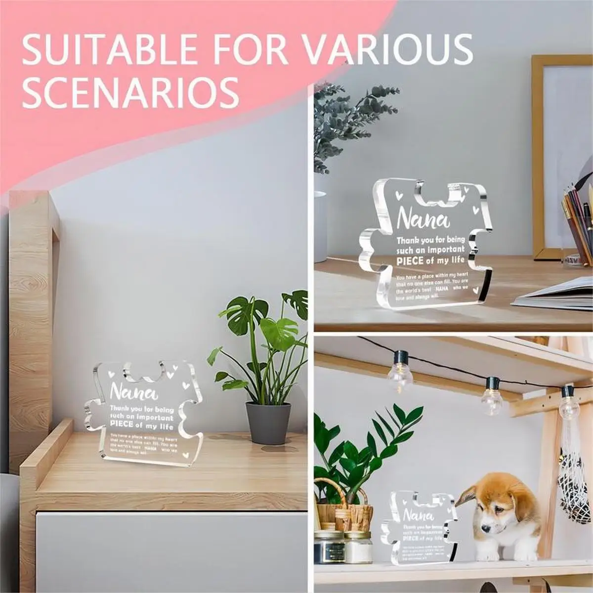 Heartfelt Nana Ornament with Wavy Edges 2 Heartfelt Nana Ornament with Wavy Edges - Image 2