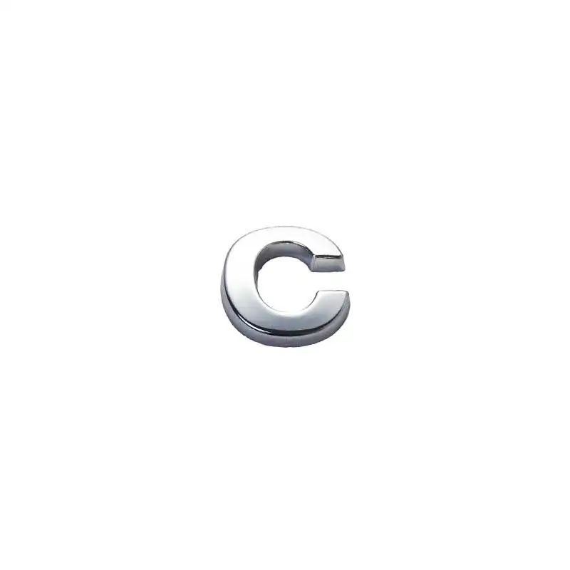 Chrome Lowercase Letter Set for Customization 6 Chrome Lowercase Letter Set for Customization - Image 6