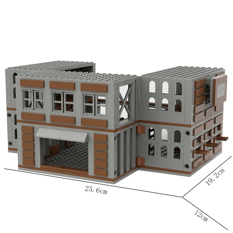 WW2 Battlefield Ruins Model Kit with 682 Pieces 6 WW2 Battlefield Ruins Model Kit with 682 Pieces - Image 6