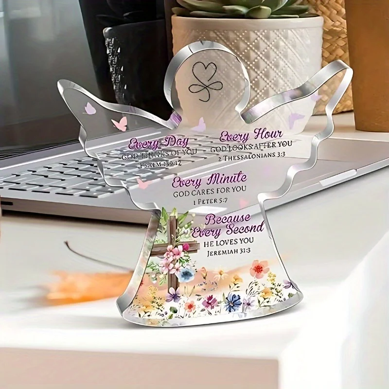 Acrylic Angel Spirit Figurine for Women 5 Acrylic Angel Spirit Figurine for Women - Image 5
