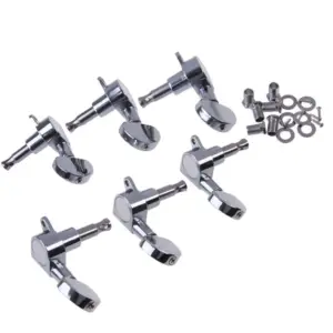 Folk Guitar Chrome Knob Set (6 pcs) 6 S83bb0bb4c5164d4a96f60fc22f81328ck