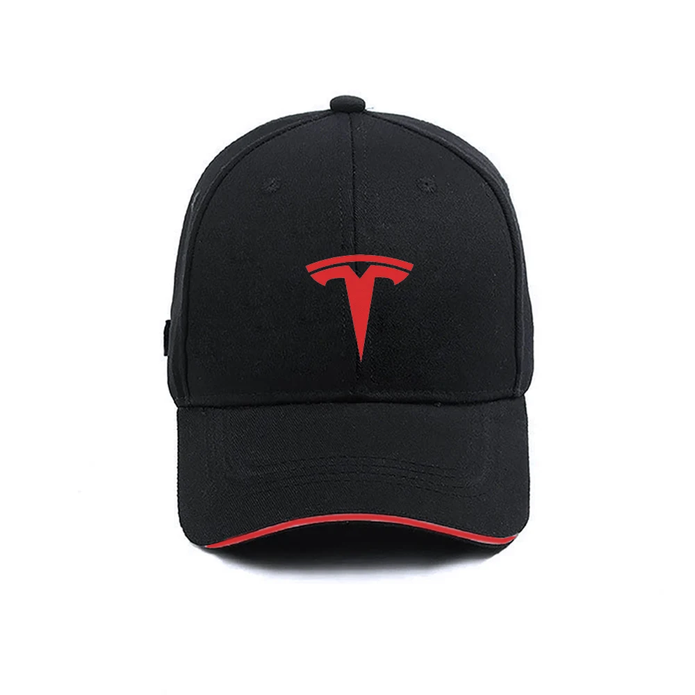 Tesla Model Cap with Red Stripe 2 Tesla Model Cap with Red Stripe - Image 2