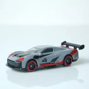 1:64 Scale Gray Red Urban Race Car 11 S83c4a99d3bce4369ad3132bdd3c57442d 2