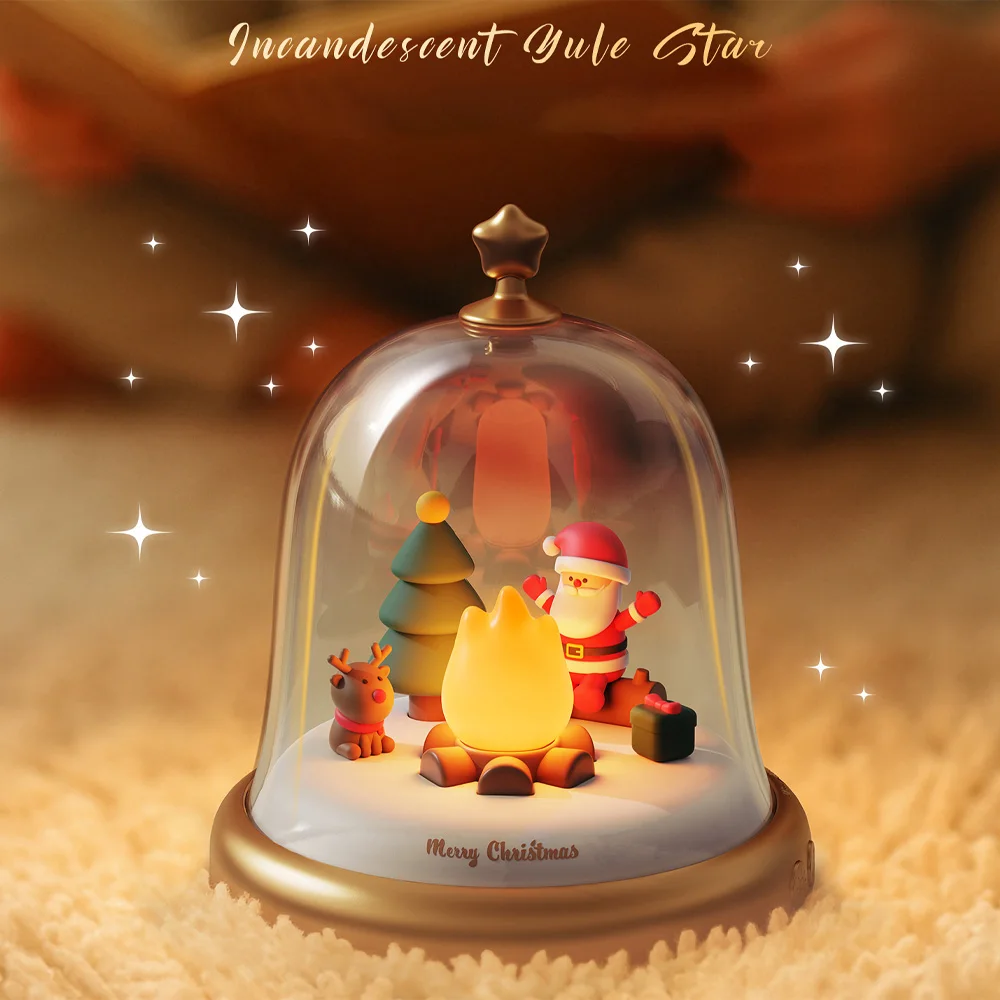 Vintage Christmas Night Light and Bluetooth Speaker 5 Vintage Christmas Night Light and Bluetooth Speaker - Image 5