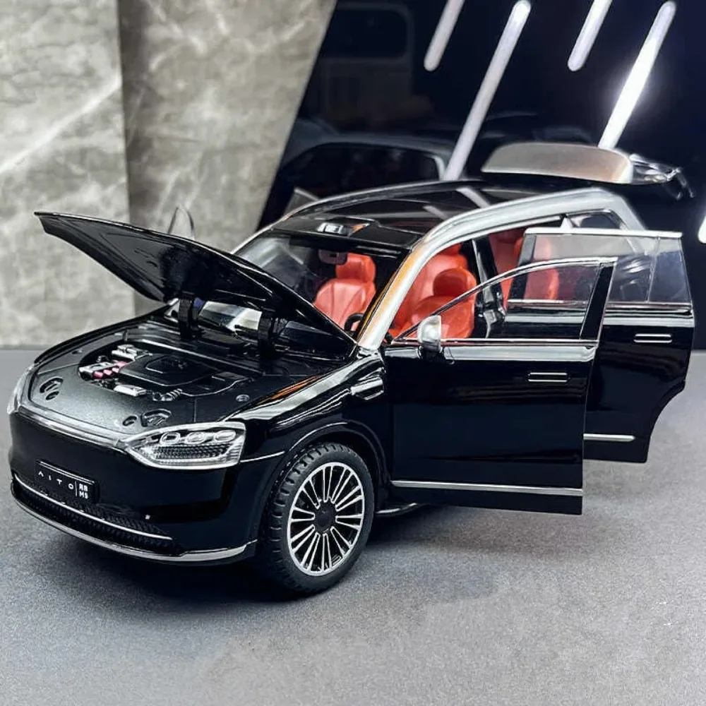 Black 1:24 AITO M9 SUV Diecast Model 9 Black 1:24 AITO M9 SUV Diecast Model - Image 9