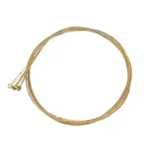 Gold-Coated Acoustic Guitar Strings for 36-42 Inches