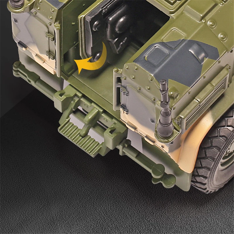 Alloy Military Tiger Vehicle Model 1:32 Scale 4 Alloy Military Tiger Vehicle Model 1:32 Scale - Image 4