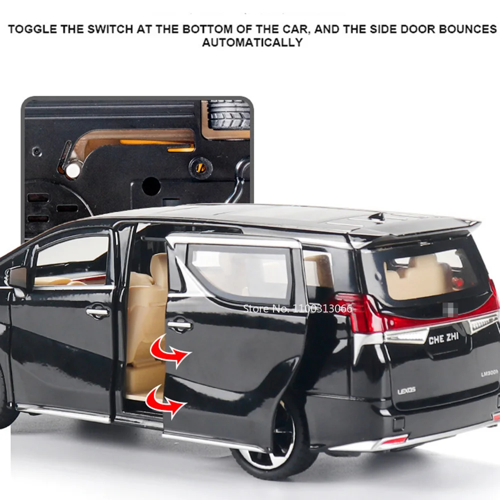 White 1:24 Lexus LX570 Diecast Model 4 White 1:24 Lexus LX570 Diecast Model - Image 4