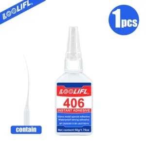 LOOLIFL 406 Super Adhesive 25ml Cyanoacrylate 19 S83d9dc39b50544288e1aed9ce5a01d69X