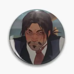 Carty Escuella Cartoon Lapel Pin 44mm