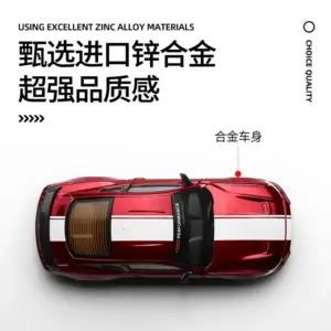 Ford Mustang GT 1:42 Die-Cast Model in Red 9 S83fda3bcc10643819a1aaedad3e57612r 1