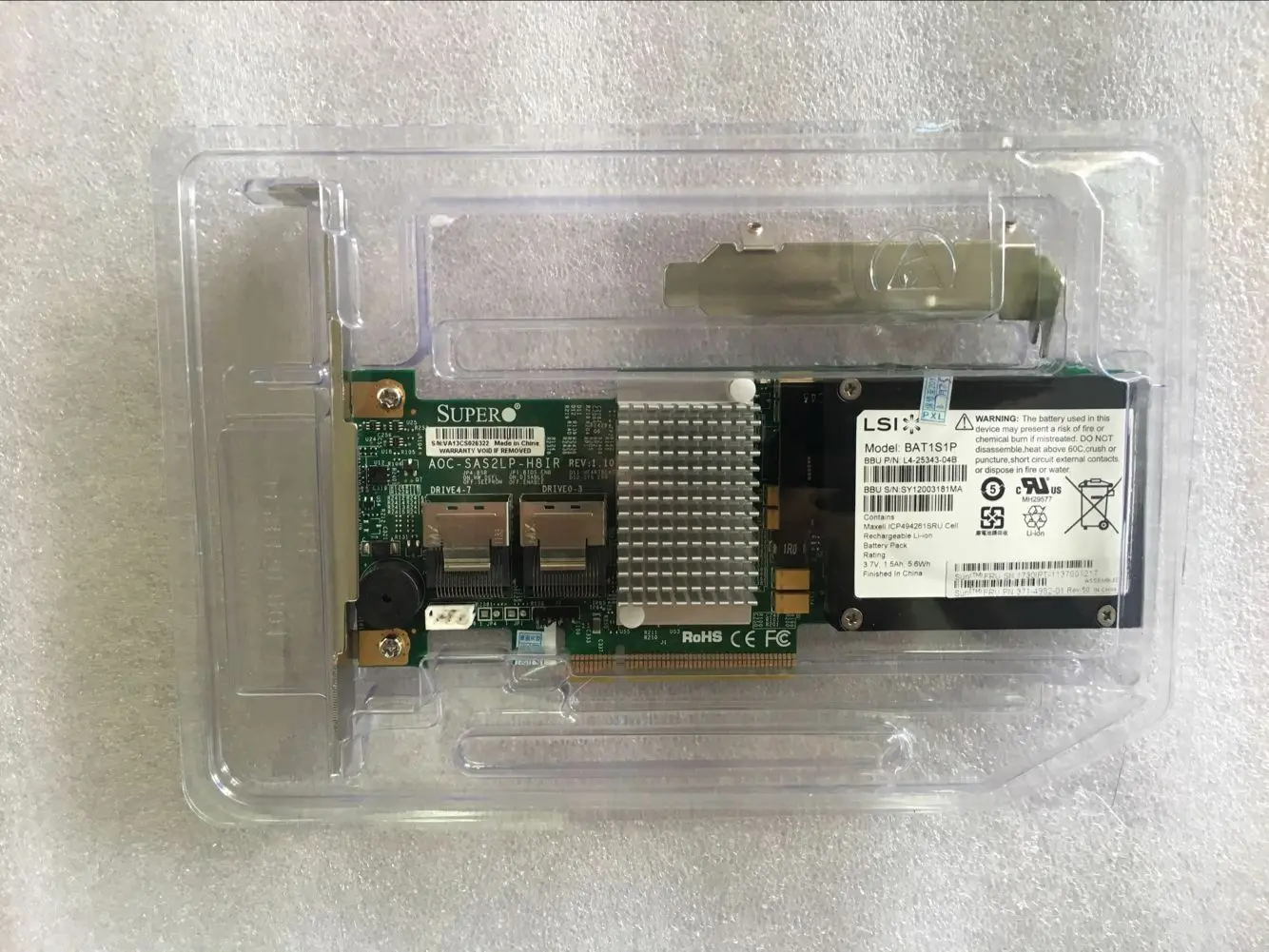 Supermicro AOC-SAS2LP-H8IR RAID Controller Card 7 Supermicro AOC-SAS2LP-H8IR RAID Controller Card - Image 7