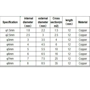 Copper Connecting Pipe Wire Joints Set (100 Pieces) 11 S8421582e99b048179407c2e988d0e1c2K