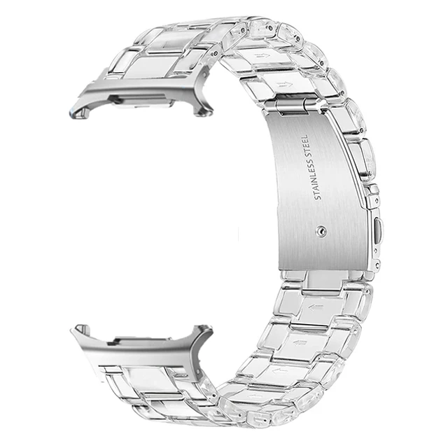 Clear Resin Holographic Strap for Galaxy Watch 8 8 Clear Resin Holographic Strap for Galaxy Watch 8 - Image 8