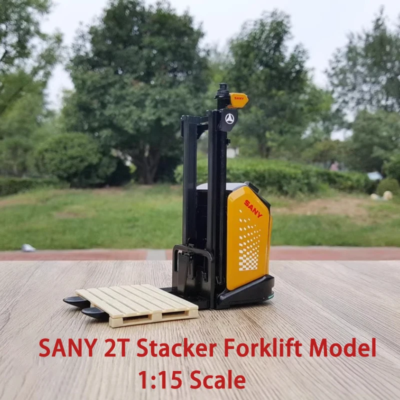 SANY 2T Stacker Forklift Miniature Replica 2 SANY 2T Stacker Forklift Miniature Replica - Image 2