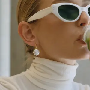 Stainless Steel Pearl Drop Earrings 9 S844674708b0f4dd985c7d475b6497e42K