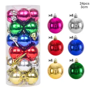 Colorful Christmas Ornament Set – 24 Pieces 16 S844765ce75914207aa7b38012c8bed1cN