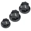 Black Bass Knob Set for Asian-Made Guitars