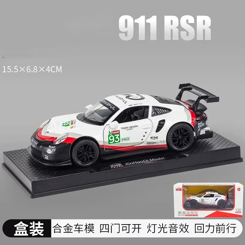 Vibrant Blue Porsche 911 GT3 RSR Model 7 Vibrant Blue Porsche 911 GT3 RSR Model - Image 7