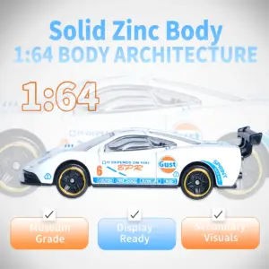 Miniature 1:64 Scale Diecast Racing Car 10 S8475f753d14443a489ba594c45d4f52fc
