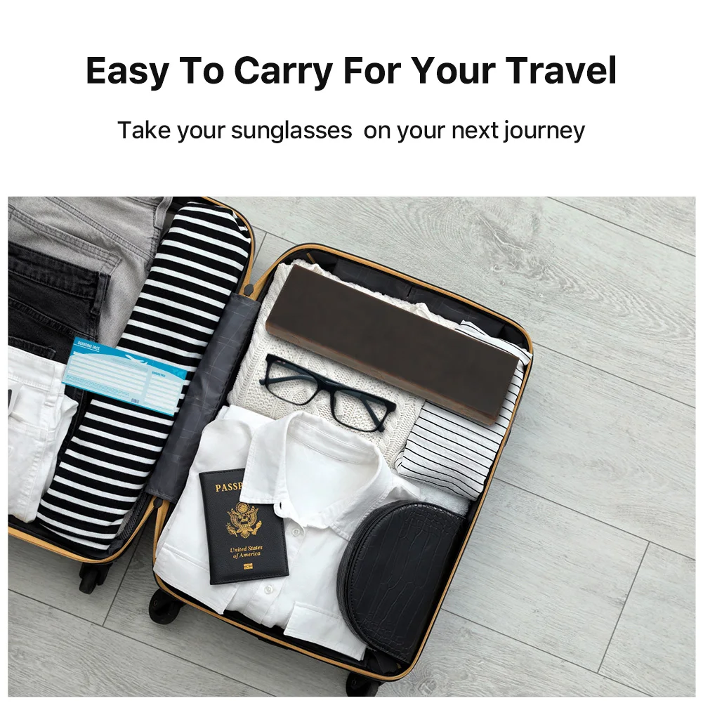 Genuine Leather Eyewear Organizer Case 4 Genuine Leather Eyewear Organizer Case - Image 4