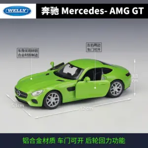 Vibrant Lime Green Mercedes-AMG GT Model Car 8 S847e88a5f42d4bf4883d67acc2a01129W