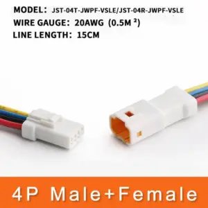 Waterproof Electrical Connectors Set 2P-8P 17 S849aa644ac7c4e179489e041639661781