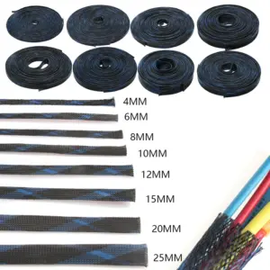 PET Expandable Spiral Cable Sleeve 100m, Multiple Sizes 11 S84a4dd8674e44c11a495b1797b2a13d92