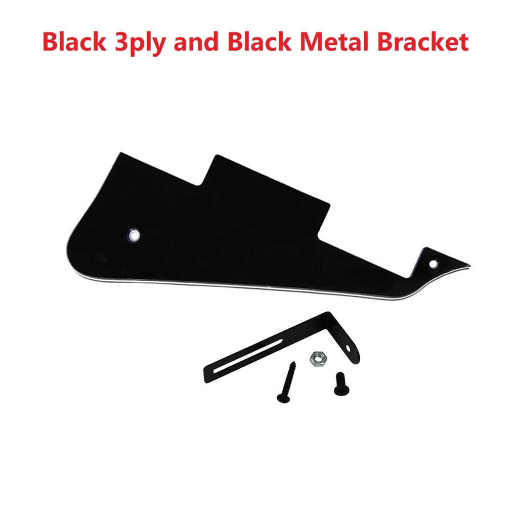 Black Pickguard Set for Les Paul Guitars 7 Black Pickguard Set for Les Paul Guitars - Image 7