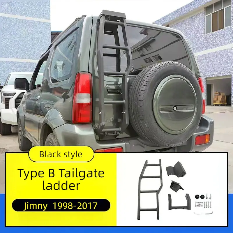 Suzuki Jimny Aluminum Rear Ladder 1998-2017 3 Suzuki Jimny Aluminum Rear Ladder 1998-2017 - Image 3